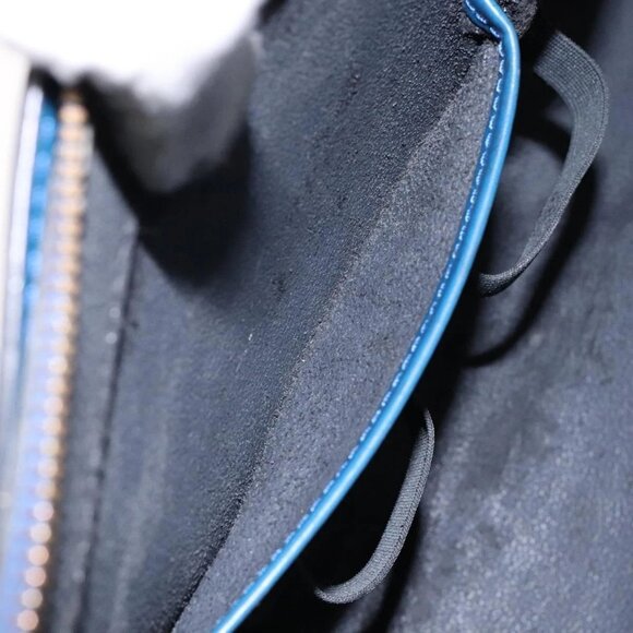 LOUIS VUITTON Epi Riviera Hand Bag Blue M48185 LV Auth 141384 - Picture 12 of 16